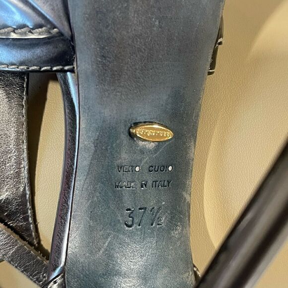 Sergio Rossi Silver/Gray Metallic Heels - Picture 11 of 11